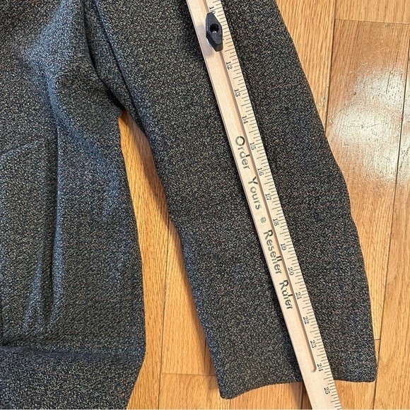 Vintage BURTON Textured Deep Brown Trench Coat Long Topcoat Overcoat Men’s 46R - Picture 9 of 12